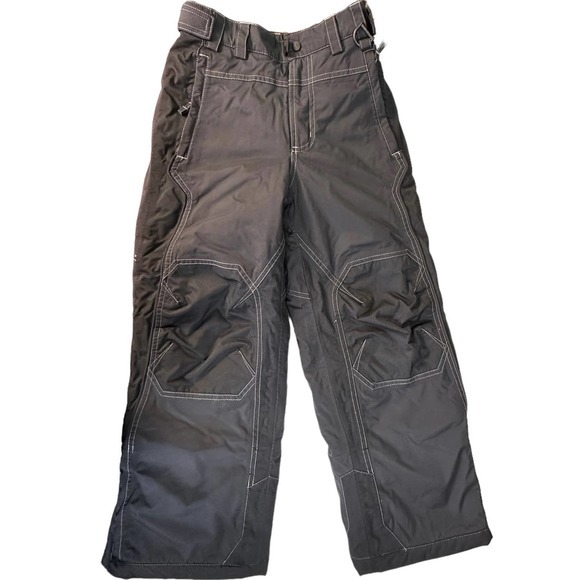 L.L. Bean Boy's Youth Ski Pants Sz 8 Black Thinsulate Adjustable Waist Outdoor